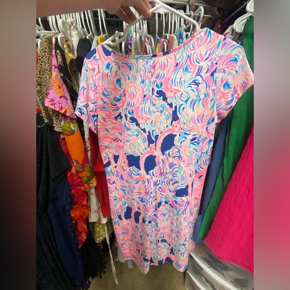 Lilly Pulitzer dress size small. Flamingos - Picture 2 of 3